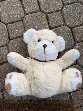 Plush Cream Teddy Bear Soft Kids Toy